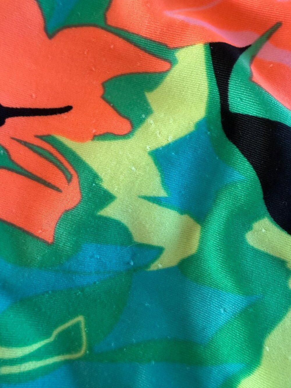 Bundle of 2 Women's Bikini Bottoms - Tropical Floral Print + Solid Lavender - M - Picture 4 of 10